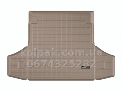 Килимок у багажник Porsche Panamera 2017-2018, бежевий, WeatherTech 41433
