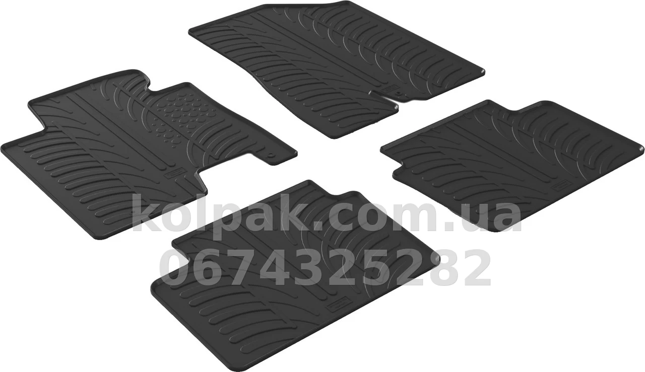 Floor mats for Hyundai i30/Kia Ceed 2015-2018, GledRing, GR 0206 Floor mats for Hyundai i30/Kia Ceed 2015-2018, GledRing, GR 0206 β photo 1