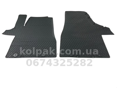 Оригінальні килимки в салон Volkswagen Transporter T5/Transporter T6 2003-/2015-, передні, 2 шт., VAG, 7H1061502B82V — фото 2