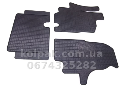 Floor mats for Renault Master 2/Opel Movano 1/Nissan Interstar 1 1998-, 3 pcs, Polytep, 85232 — photo 7