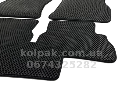 Килимки в салон Fiat Doblo 2010-/Opel Combo D 2012-, 5 місць, EVA, чорні, 5 шт., AVTM BLCEV1127 — фото 4