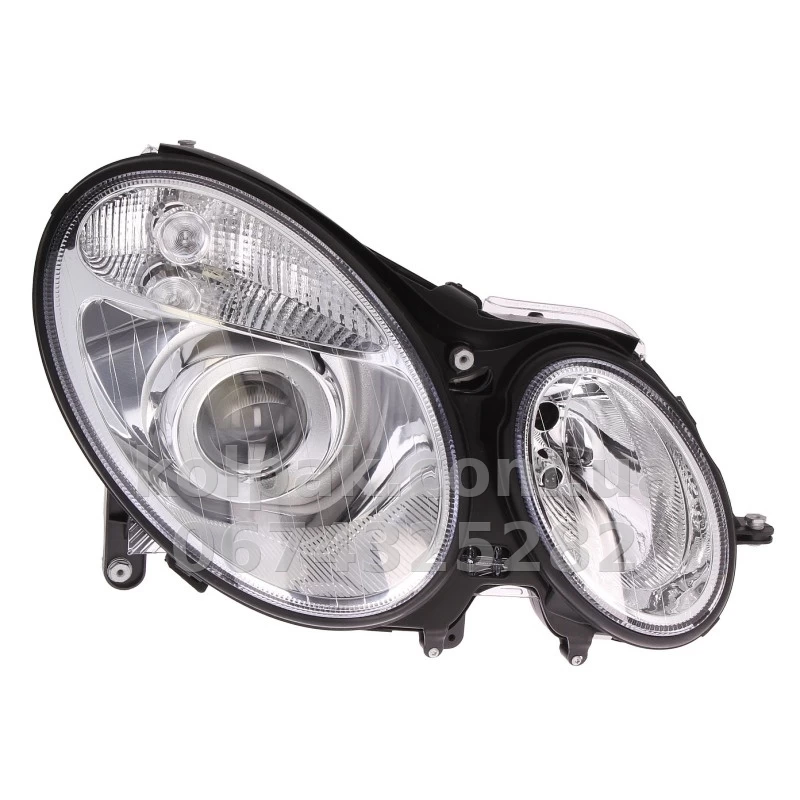 Front right headlight Mercedes-Benz E-Class W211 2003-2006, electric adjustment, with motor, Depo, 440-1126R-LD-EM Front right headlight Mercedes-Benz E-Class W211 2003-2006, electric adjustment, with motor, Depo, 440-1126R-LD-EM β photo 1