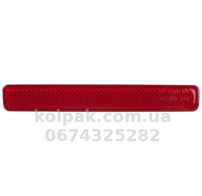 Оригінальний задній лівий ліхтар Volkswagen T5+ 2003-2015, у бампері, пасивний (катафот), 7E0945105C