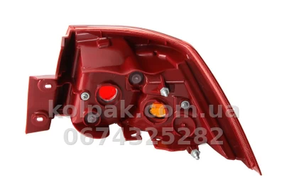 Rear left light Mitsubishi Lancer 10 2007-2015, outer, red, Depo, 214-19A9L-UE — photo 2