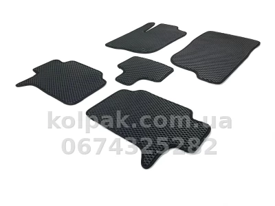 Килимки в салон Mitsubishi Pajero Sport 2008-2015, EVA, чорні, 5 шт., AVTM BLCEV1402 — фото 2