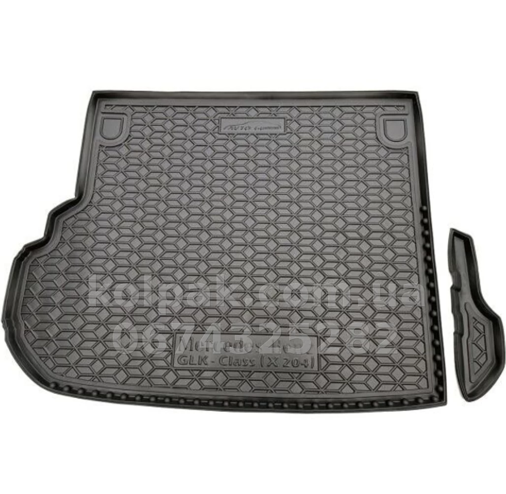 Поліуретановий килимок у багажник Mercedes-Benz GLK-Class X204 2008-2015, Avto-Gumm 112048 Поліуретановий килимок у багажник Mercedes-Benz GLK-Class X204 2008-2015, Avto-Gumm 112048 — фото 1
