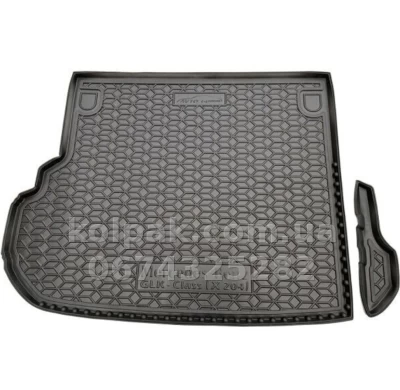 Поліуретановий килимок у багажник Mercedes-Benz GLK-Class X204 2008-2015, Avto-Gumm 112048
