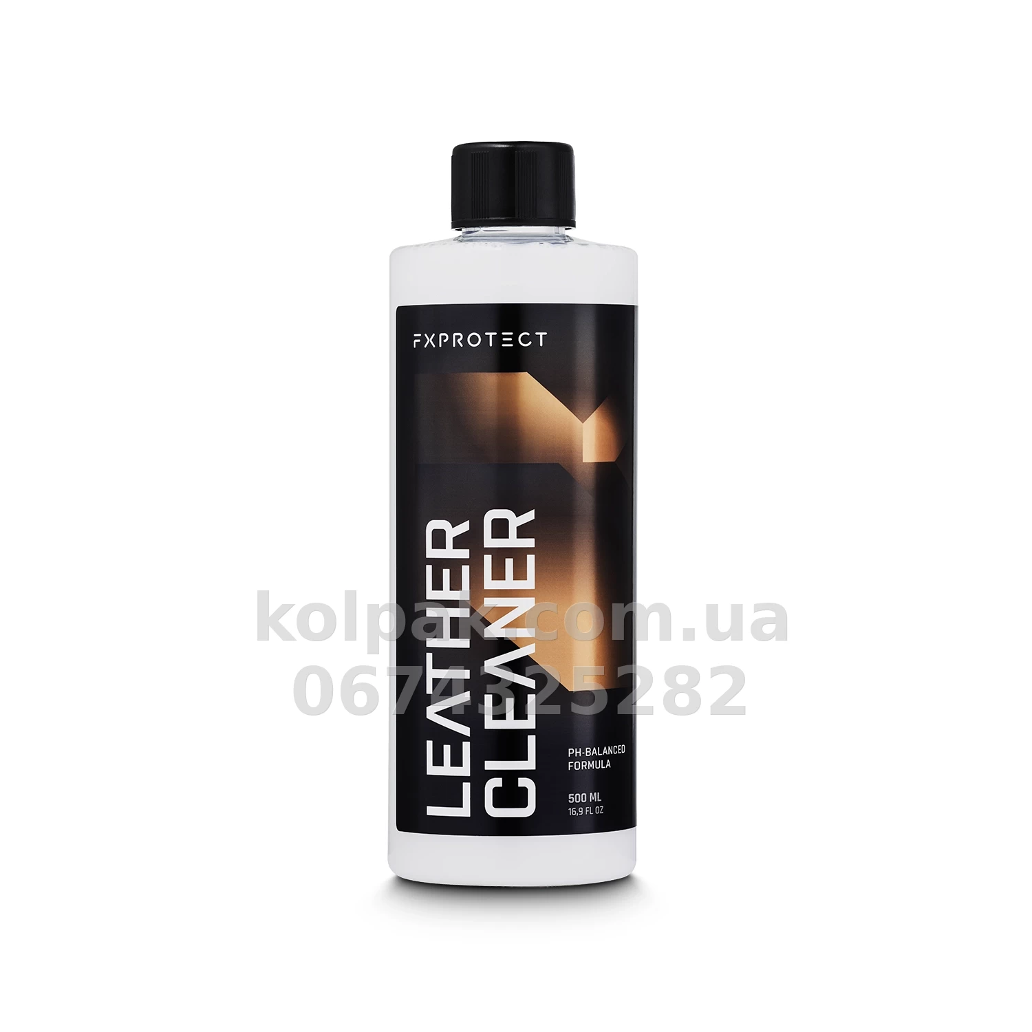 Preparat FX Protect do czyszczenia i pielęgnacji gładkiej skóry we wnętrzu samochodu Leather Cleaner, 0.5 L, FX Protect K9GXLR-450-1 Preparat FX Protect do czyszczenia i pielęgnacji gładkiej skóry we wnętrzu samochodu Leather Cleaner, 0.5 L, FX Protect K9GXLR-450-1 — zdjęcie 1