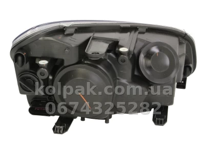 Передня ліва фара Ford C-Max 2007-2009, H7/H1, електричне регулювання, із моторчиком, Depo, 431-1176LMLD-EM — фото 2