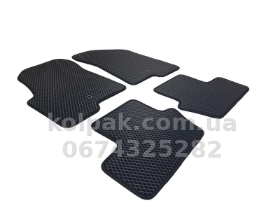 Килимки в салон Jeep Compass 2007-, EVA, чорні, 4 шт., AVTM BLCEV1257 Килимки в салон Jeep Compass 2007-, EVA, чорні, 4 шт., AVTM BLCEV1257