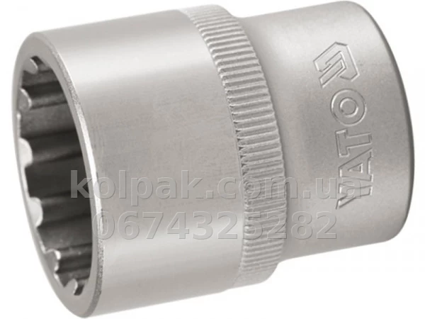 Socket SPLINE 1/2 30 mm Yato YT-1480 Socket SPLINE 1/2 30 mm Yato YT-1480 β photo 1