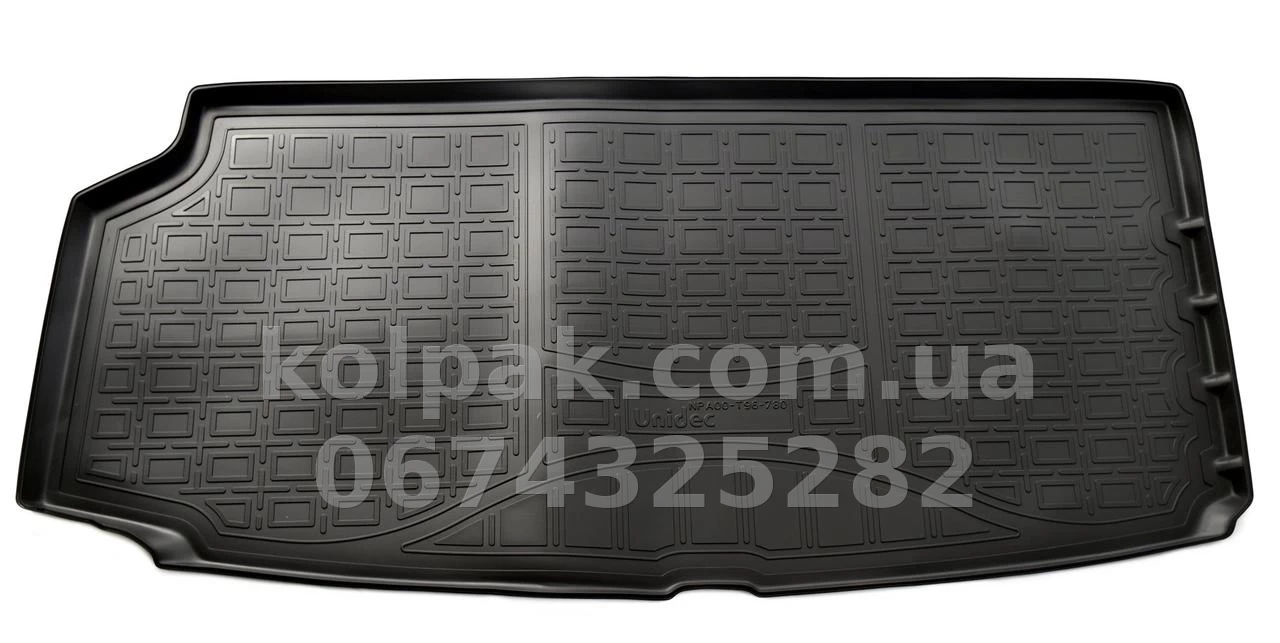 Polyurethane boot mat for Volvo XC90 2015-, unfolded third row, Norplast NPA00-T96-780 Polyurethane boot mat for Volvo XC90 2015-, unfolded third row, Norplast NPA00-T96-780 β photo 1