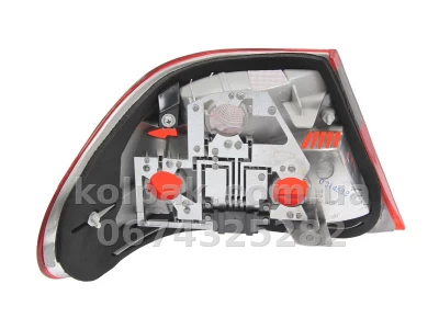 Rear right light Mercedes-Benz E-Class W210 1999-2002, outer, red/smoked, Depo, 440-1915R-UE-DR — photo 2
