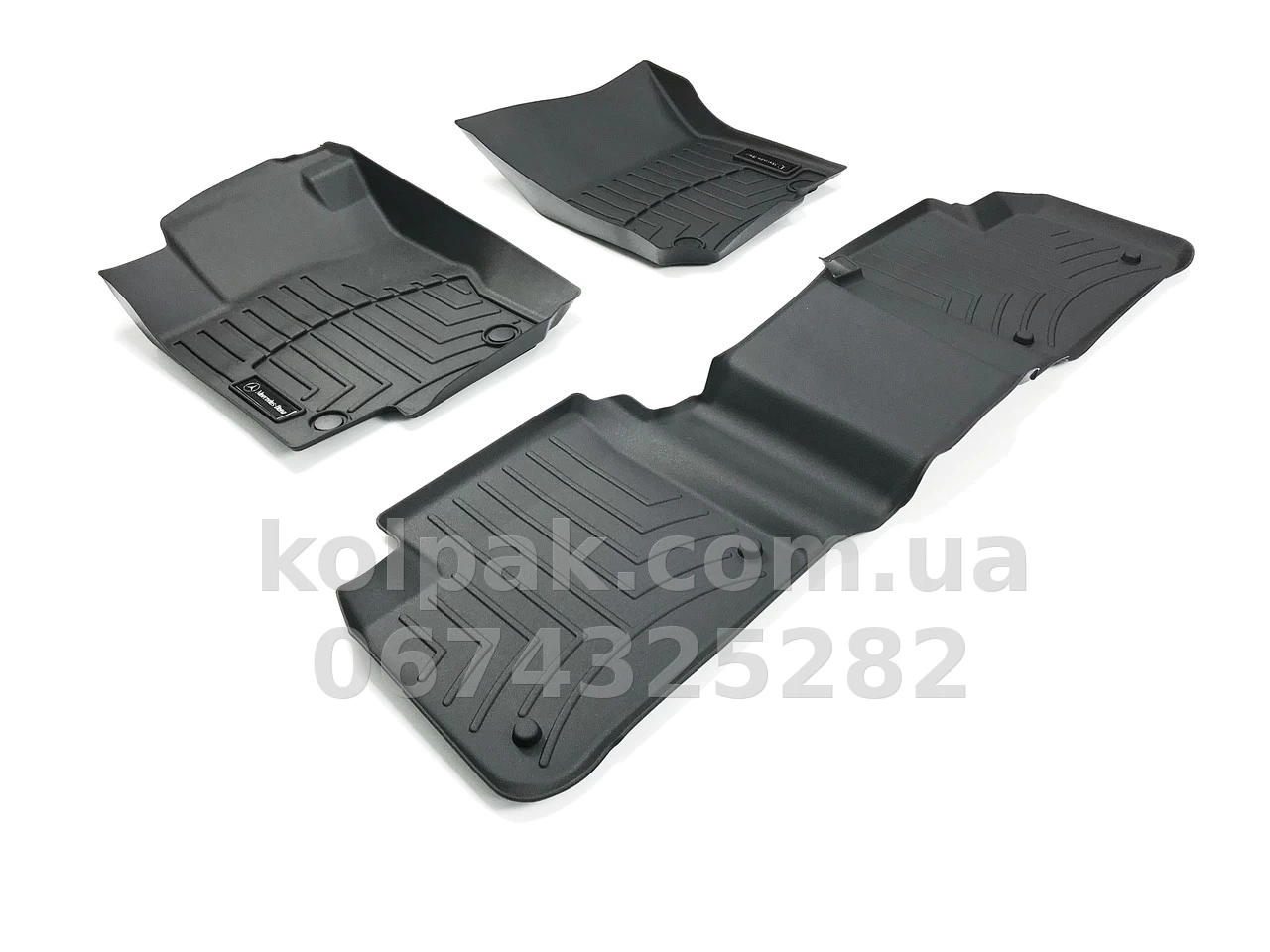 Original floor mats for Mercedes-Benz GL-Class/ML-Class 2012-, black, Rubber, 4 pcs, A16668035019051 Original floor mats for Mercedes-Benz GL-Class/ML-Class 2012-, black, Rubber, 4 pcs, A16668035019051 β photo 1