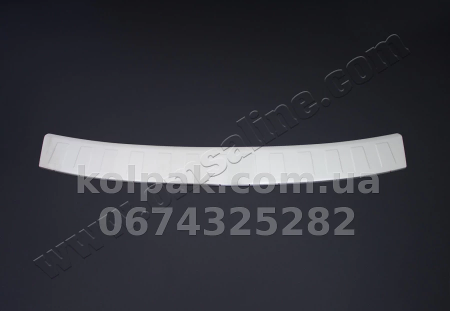 Chrome rear bumper protector (Matt) BMW X6 E71 2008-, OmsaLine, 1211093T Chrome rear bumper protector (Matt) BMW X6 E71 2008-, OmsaLine, 1211093T β photo 1