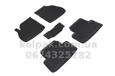 Floor mats for Opel Zafira C 2012-2019, Rubber, 5 pcs, Seintex, 83434 — photo 3