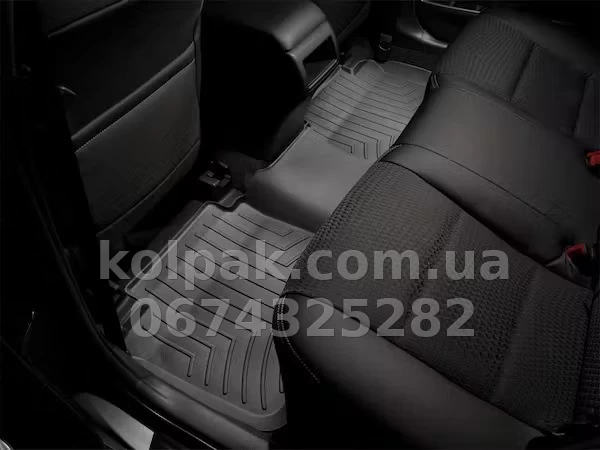 Килимки в салон Mitsubishi L200 2019-, Club Cab, задні, чорні, Weathertech 4413492 Килимки в салон Mitsubishi L200 2019-, Club Cab, задні, чорні, Weathertech 4413492 — фото 1