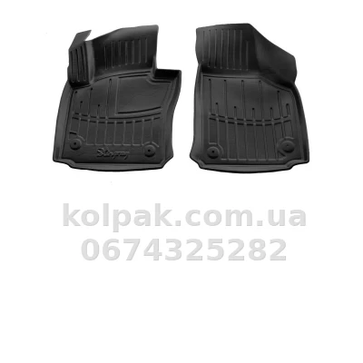 Поліуретанові килимки в салон Seat Leon 1P 2005-2012 з бортиком, 2 шт. Stingray 5048022