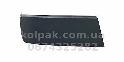 Права накладка переднього бампера Volkswagen Transporter T5 2010-2015, без отвору для датчика паркування, AVTM, 7E5807820, 187416914