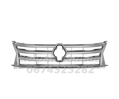 Решітка радіатора Renault Duster 2010-2015 зовнішня, хромована, AVTM, 185627992