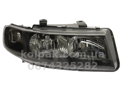 Передня права фара Seat Leon/Toledo 1999-2006, H7/H1, Depo, 445-1109R-LD-EM