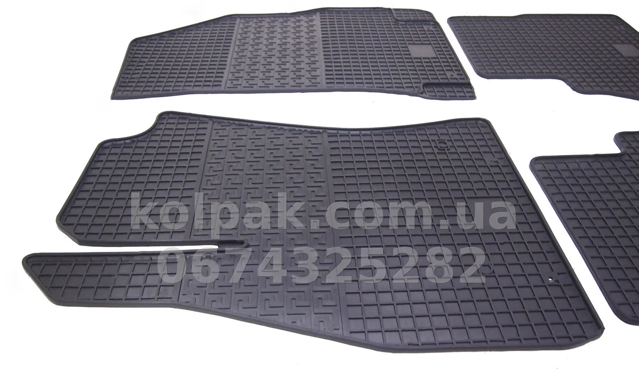 Floor mats for Fiat Doblo 2010-/Opel Combo 2011-/Doblo Cargo 2010-, 2 pcs, Polytep, 24285 Floor mats for Fiat Doblo 2010-/Opel Combo 2011-/Doblo Cargo 2010-, 2 pcs, Polytep, 24285 β photo 1