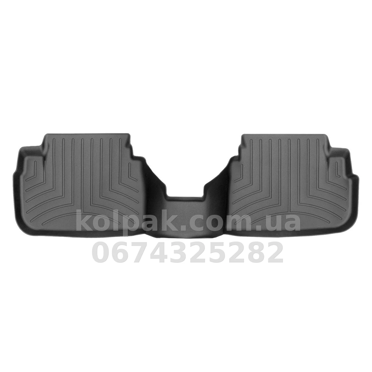 Floor mats for Subaru XV 2017-, with raised edges, rear, black, Weathertech 4411072 Floor mats for Subaru XV 2017-, with raised edges, rear, black, Weathertech 4411072 β photo 1