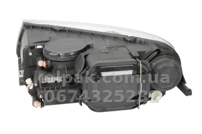 Передня права фара Volkswagen Touareg 2002-2006, H7/H9, електричне регулювання, із моторчиком, Depo, 441-1184RMLD-EM — фото 2