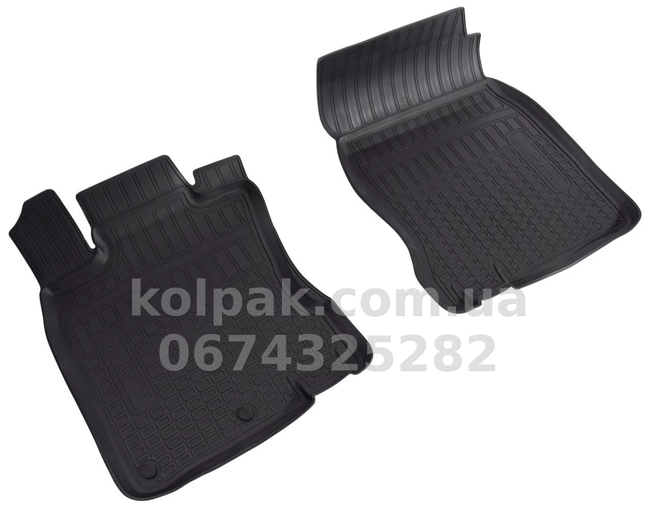 Поліуретанові килимки в салон Nissan Qashqai T32 2014-, передні, 2 шт., Norplast, NPA10-C61-604 Поліуретанові килимки в салон Nissan Qashqai T32 2014-, передні, 2 шт., Norplast, NPA10-C61-604 — фото 1