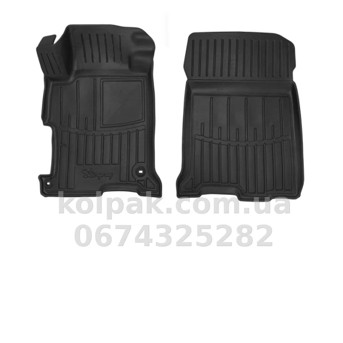 Polyurethane mats in interior Honda Accord 9 2012-2017 with raised edges, 2 pcs Stingray 5008172 Polyurethane mats in interior Honda Accord 9 2012-2017 with raised edges, 2 pcs Stingray 5008172 β photo 1