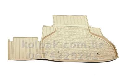 Polyurethane floor mats for BMW X6 F16/F86M 2014-2020, beige, Norplast, NPA11-C07-760-B — photo 5