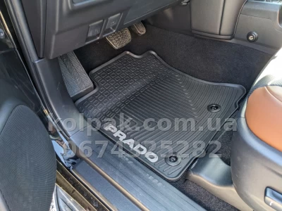 Оригінальні гумові килимки в салон Toyota Land Cruiser PRADO 150 з 2017 2018 2019 2020 HAVOC, повний комплект Оригінальні гумові килимки в салон Toyota Land Cruiser PRADO 150 з 2017 2018 2019 2020 HAVOC, повний комплект — фото 9