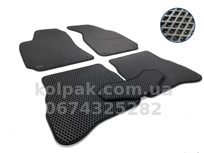 Килимки в салон Volkswagen Passat B5/B5+ 1996-2005, EVA, чорні, 5 шт., AVTM BLCEV1669
