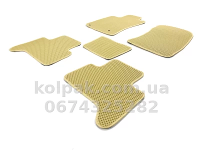 Килимки в салон Toyota Land Cruiser Prado 120 2003-2009, EVA, бежеві, 5 шт., AVTM BGEV1636 — фото 2