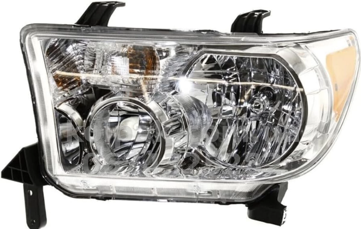 Передня ліва фара Toyota Sequoia 2007-2011, механічне регулювання, без коректора, без ламп (H11/HB3/4157ak/168), Depo, 31211A3LAS Передня ліва фара Toyota Sequoia 2007-2011, механічне регулювання, без коректора, без ламп (H11/HB3/4157ak/168), Depo, 31211A3LAS — фото 1