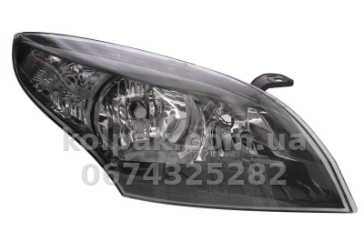 Передня права фара Renault Megane 3 2008-2012, H7/H7, із коректором, електричне регулювання, Depo, 551-1178RMLDEM2 Передня права фара Renault Megane 3 2008-2012, H7/H7, із коректором, електричне регулювання, Depo, 551-1178RMLDEM2