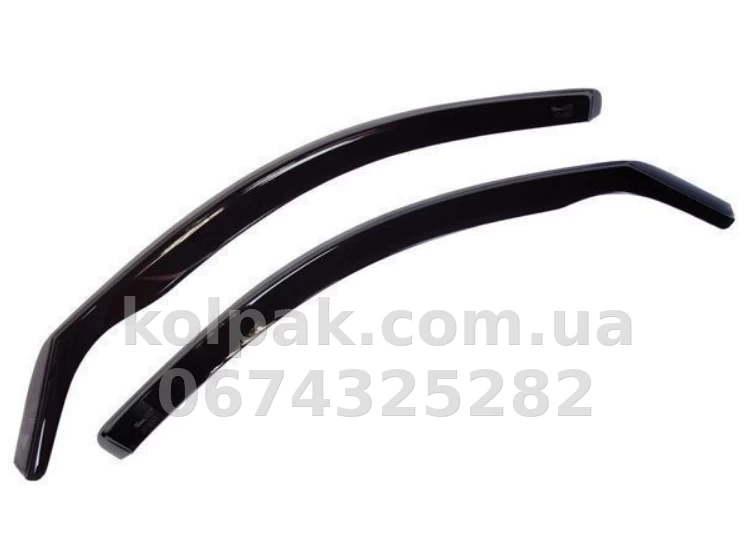 In-channel window wind deflectors for Volkswagen T7 2021-2D 2 pcs Multivan Heko 31028 In-channel window wind deflectors for Volkswagen T7 2021-2D 2 pcs Multivan Heko 31028 β photo 1