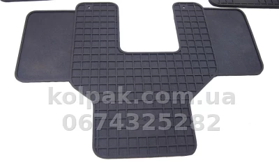 Floor mats for Ford Transit 1986-2000, 3 pcs, Polytep, 51684 Floor mats for Ford Transit 1986-2000, 3 pcs, Polytep, 51684 β photo 2