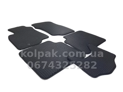 Килимки в салон Opel Zafira B 2005-2012, EVA, чорні, 5 шт., AVTM BLCEV1460 Килимки в салон Opel Zafira B 2005-2012, EVA, чорні, 5 шт., AVTM BLCEV1460