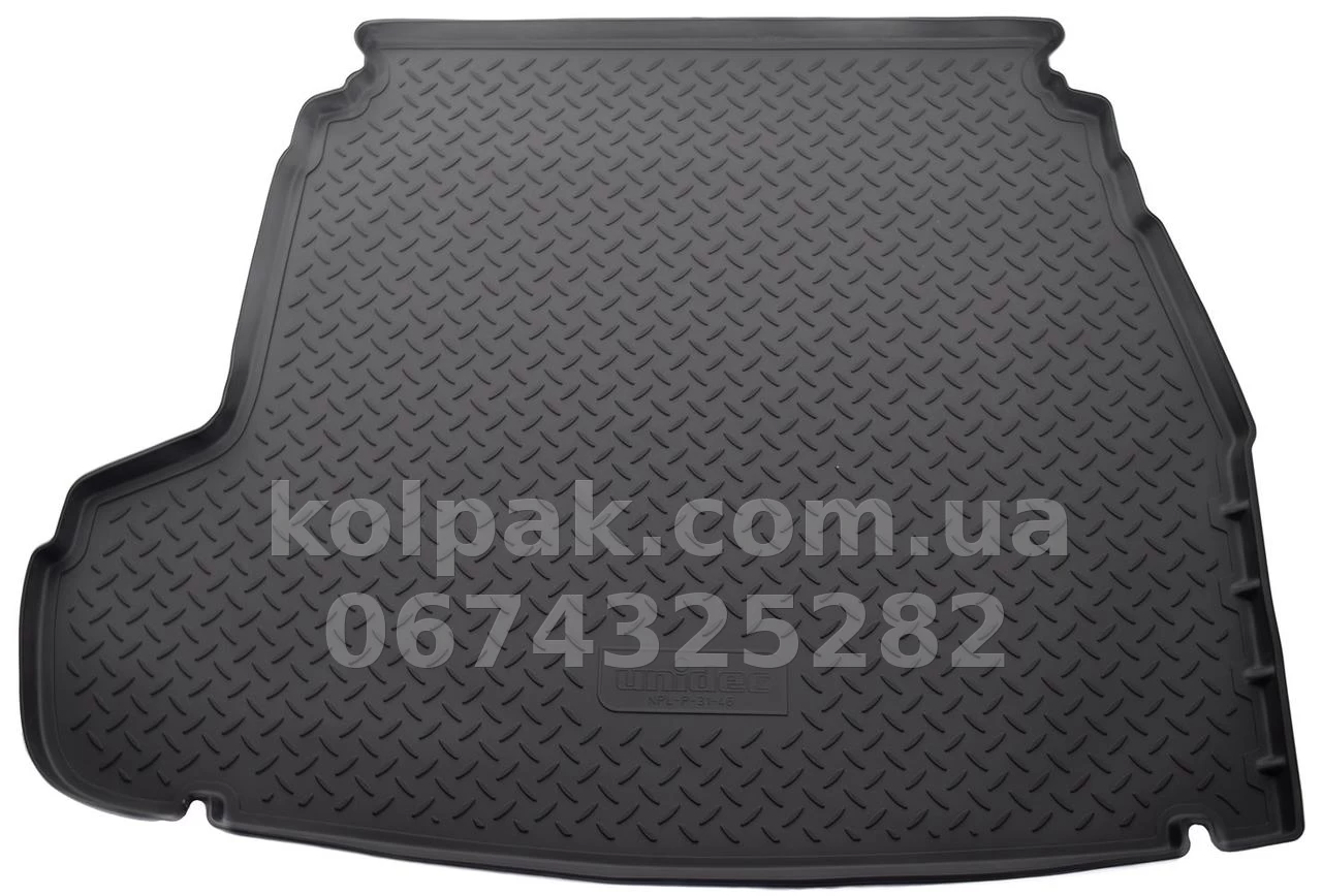 Polyurethane boot mat for Hyundai Sonata YF SD 2010-, Norplast NPL-P-31-46 Polyurethane boot mat for Hyundai Sonata YF SD 2010-, Norplast NPL-P-31-46 β photo 1