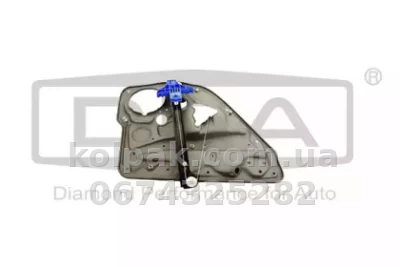 Задній правий склопідіймач Volkswagen Golf 4 1998-2004, із панеллю, без моторчика, електричний, DPA, 88390295102
