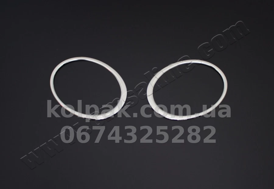 Chrome headlight surrounds (2 pcs) Nissan Juke 2014-, OmsaLine, 5008102f Chrome headlight surrounds (2 pcs) Nissan Juke 2014-, OmsaLine, 5008102f β photo 1