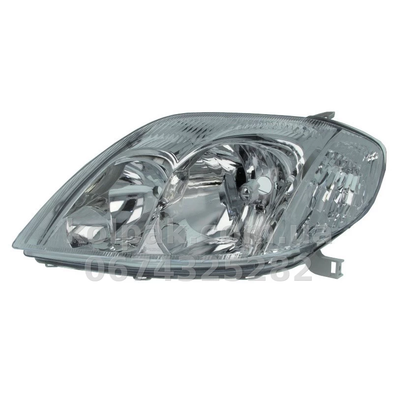 Front left headlight Toyota Corolla SD 2002-2004, H7/HB3, electric adjustment, Depo, 212-11C9L-LD-EM Front left headlight Toyota Corolla SD 2002-2004, H7/HB3, electric adjustment, Depo, 212-11C9L-LD-EM β photo 1