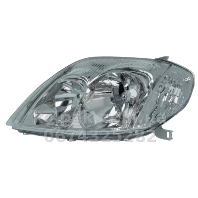 Передня ліва фара Toyota Corolla SD 2002-2004, H7/HB3, електричне регулювання, Depo, 212-11C9L-LD-EM Передня ліва фара Toyota Corolla SD 2002-2004, H7/HB3, електричне регулювання, Depo, 212-11C9L-LD-EM