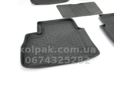 Floor mats for Daewoo Matiz 2000-, Rubber, 5 pcs, Seintex, 01298 — photo 5