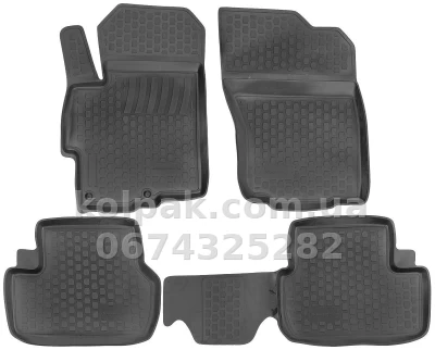Поліуретанові килимки в салон Mitsubishi Lancer 10 2007-, L.Locker, 208020201