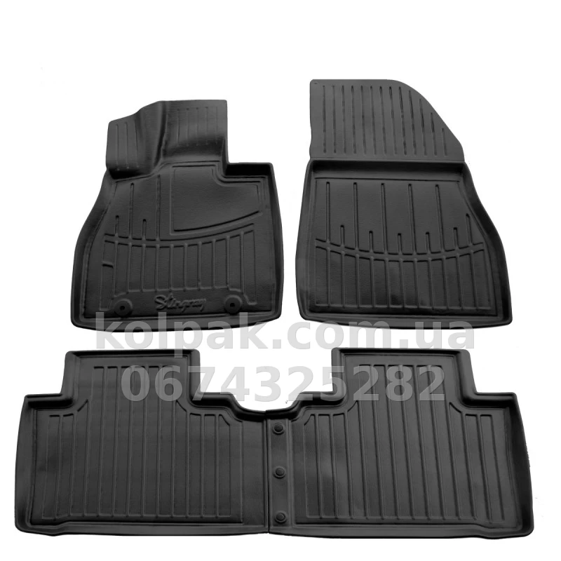 Polyurethane floor mats for BYD Song L 2023- with raised edges, 4 pcs Stingray 5068064 Polyurethane floor mats for BYD Song L 2023- with raised edges, 4 pcs Stingray 5068064 β photo 1