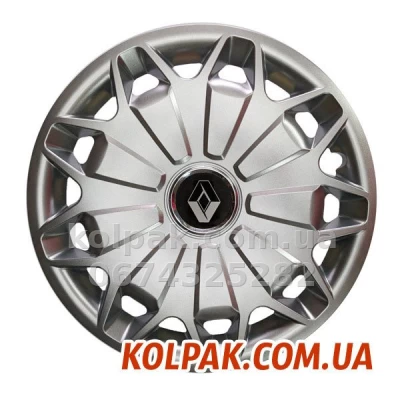 Модельні ковпаки на колеса р15 на Renault SKS 338 Модельні ковпаки на колеса р15 на Renault SKS 338