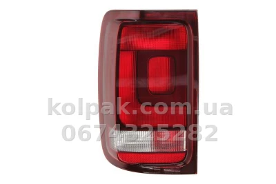 Задній ліхтар Volkswagen Amarok 2013-, лівий тонований, Depo, 441-19F2L-LDUE2