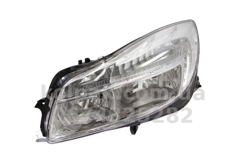 Передня ліва фара Opel Insignia 2008-2013, H7/H1, денне світло, електричне регулювання, Depo, 442-1158LMLD-EM Передня ліва фара Opel Insignia 2008-2013, H7/H1, денне світло, електричне регулювання, Depo, 442-1158LMLD-EM — фото 1